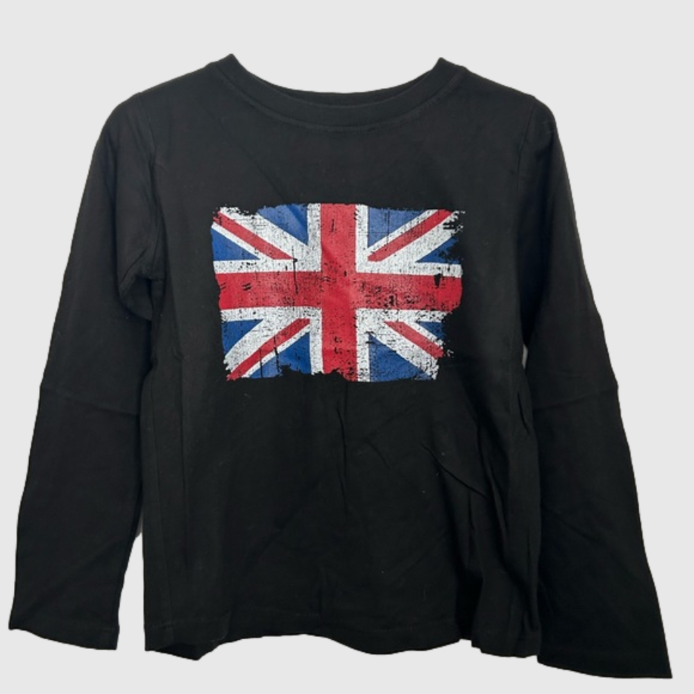 Gypsy 05 The Union Flag Long sleeve T-shirt Black 4T